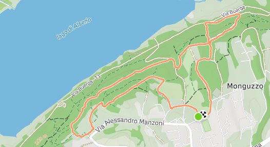 Anteprima del percorso MTB a Monguzzo